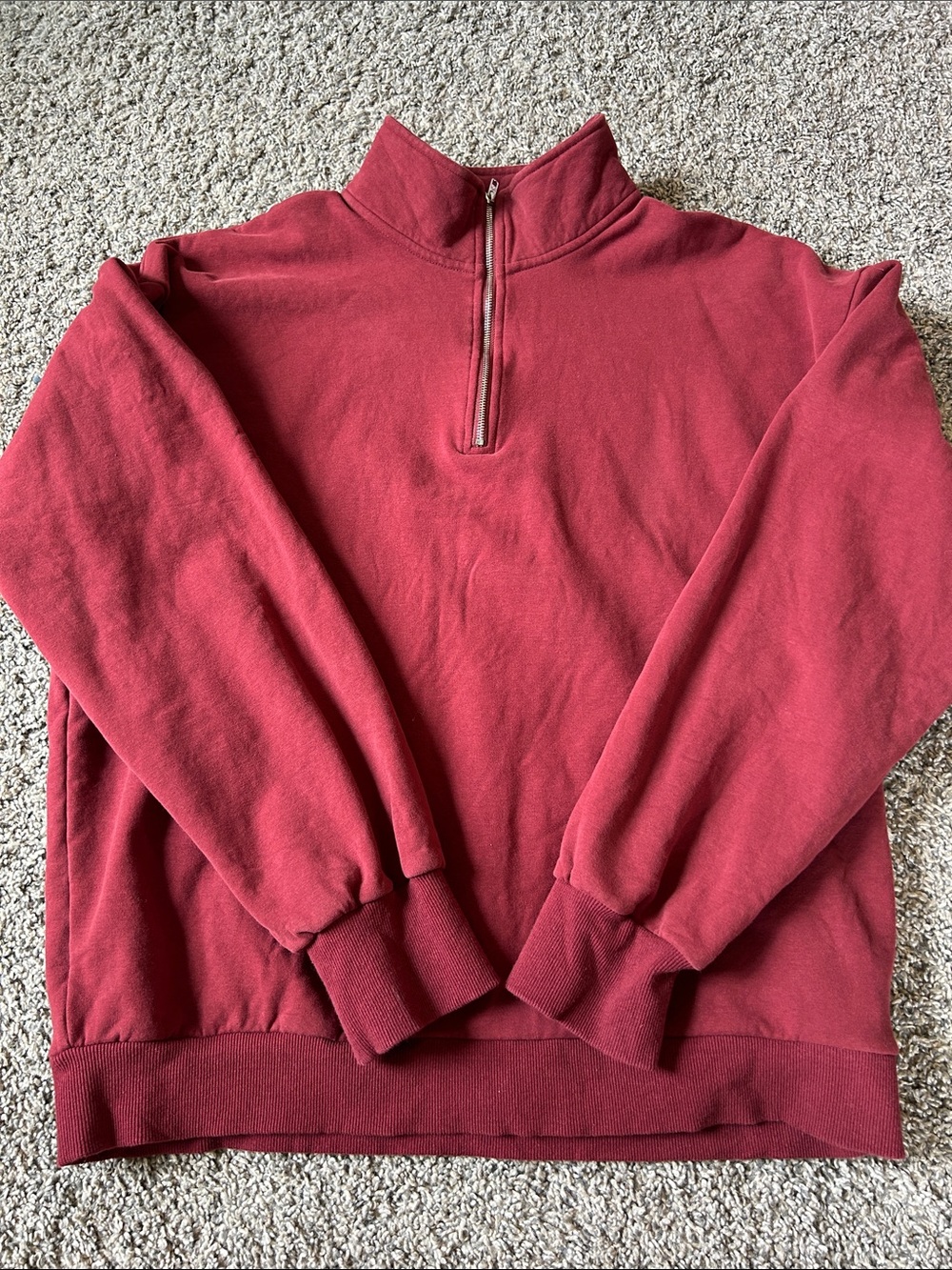 EUC Zyia Claret Retreat 1/4 Zip Fleece Lined Jacket - Picture 2 of 4